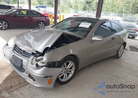 2003 Mercedes-Benz C 230 Kompressor Sport from USA, damaged, VIN WDBRN40JX3A510054